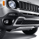 Illustration for article titled Bad Ass Brushed-Steel 2015 Jeep Renegade Has A Perfect Mini-Me Trailer